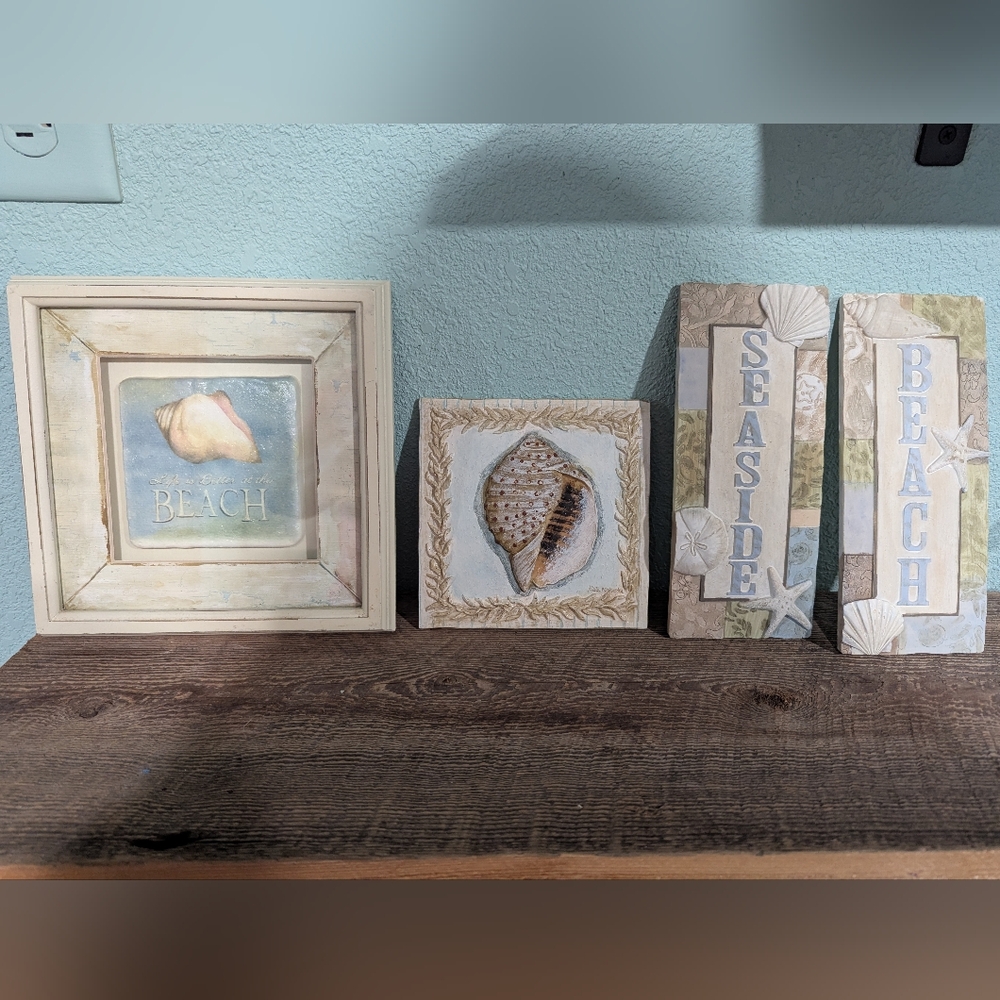 Seaside Beach Wall‎ Art Set
